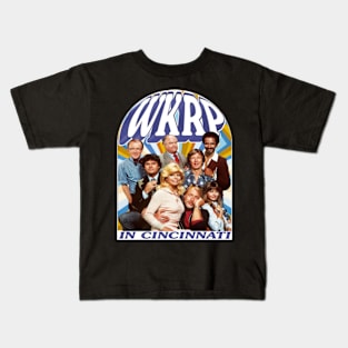 wkrp in cincinati cinema film vintage Kids T-Shirt